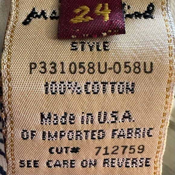 7 For All Mankind Engineer Stripe Capris - Picture 7 of 7